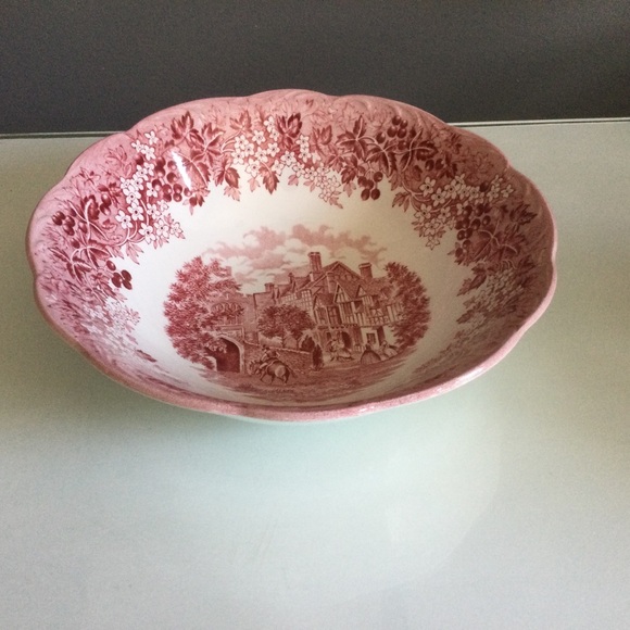 Vintage Ironstone Romantic England Serving Bowl - Picture 2 of 6